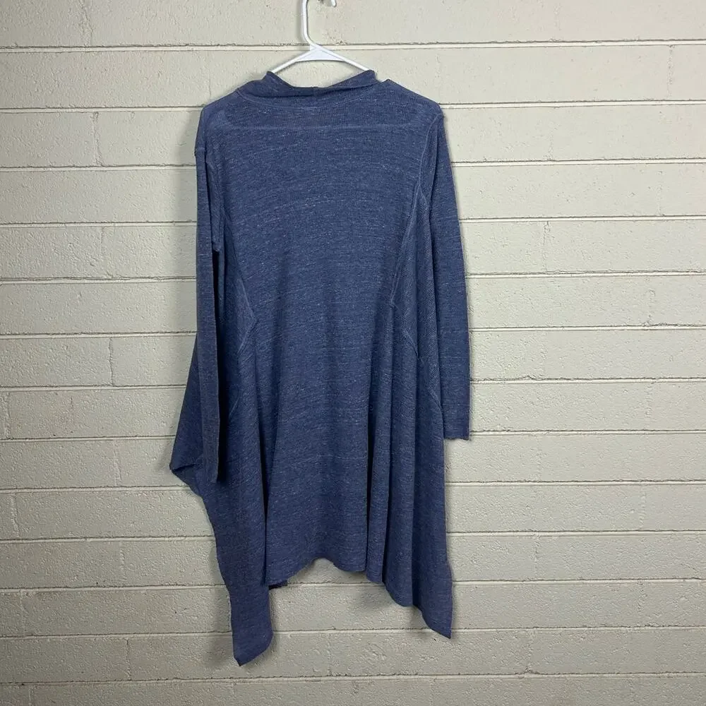 Free People We the Free Blue Wonder Tunic Top size M